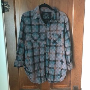 JAK Tie Dye Button-up